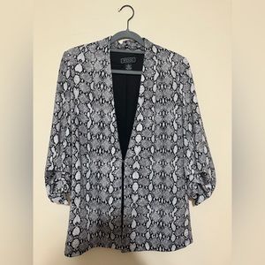 Ladies Large Snake Skin Blazer